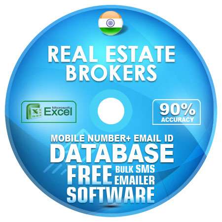 Indian Real Estate Brokerss email and mobile number database free download