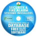 Indian Security & Fire Alarm Systems Installers email and mobile number database free download