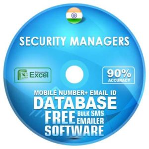 Indian Security Managers email and mobile number database free download