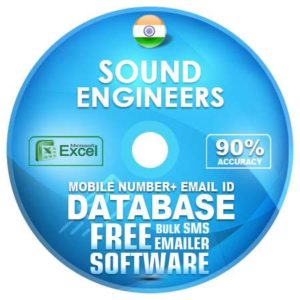 Indian Sound Engineers email and mobile number database free download