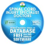 Indian Spinal Cord Injury Specialist Doctors  email and mobile number database free download