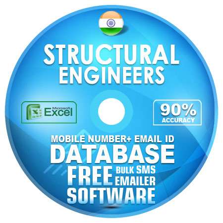 Indian Structural Engineers email and mobile number database free download