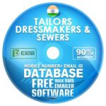 Indian Tailors Dressmakers & Sewers email and mobile number database free download