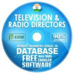 Indian Television & Radio Directors  email and mobile number database free download