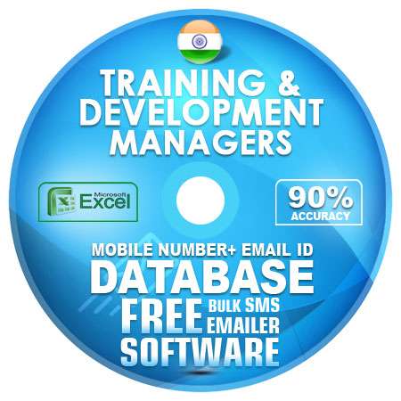 Indian Training & Development Managers email and mobile number database free download