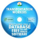 Indian Transportation Workers  email and mobile number database free download