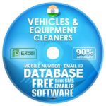 Indian Vehicles & Equipment Cleaners email and mobile number database free download