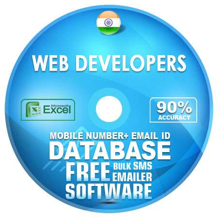 Indian Web Developers email and mobile number database free download