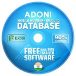 Adoni  email and mobile number database free download