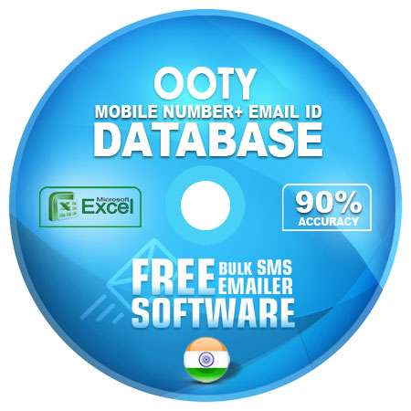 Ooty City email and mobile number database free download