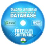 Ramgarh Jharkhand email and mobile number database free download