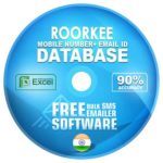 Roorkee email and mobile number database free download