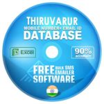 Thiruvarur email and mobile number database free download