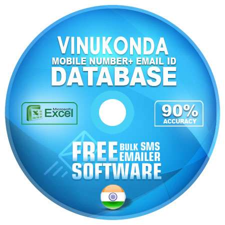 Vinukonda City email and mobile number database free download