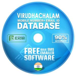 Virudhachalam City email and mobile number database free download