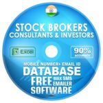 Indian Stock Brokers Consultants & Investors  email and mobile number database free download