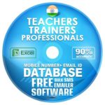 Indian Teachers or Trainers Professionals email and mobile number database free download