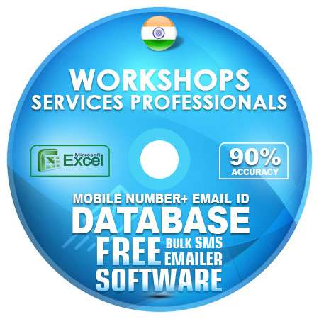 Indian Workshops Services Professionals email and mobile number database free download