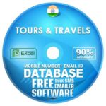 Indian Tours and Travels  email and mobile number database free download